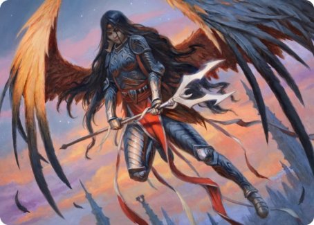 Liesa, Forgotten Archangel Art Card [Innistrad: Midnight Hunt Art Series] MTG Single Magic: The Gathering    | Red Claw Gaming