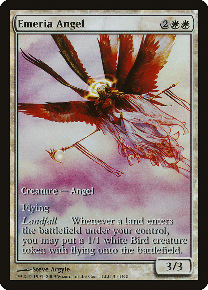 Emeria Angel (Game Day) (Extended Art) [Zendikar Promos] MTG Single Magic: The Gathering    | Red Claw Gaming