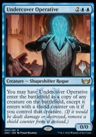 Undercover Operative (Promo Pack) [Streets of New Capenna Promos] MTG Single Magic: The Gathering    | Red Claw Gaming