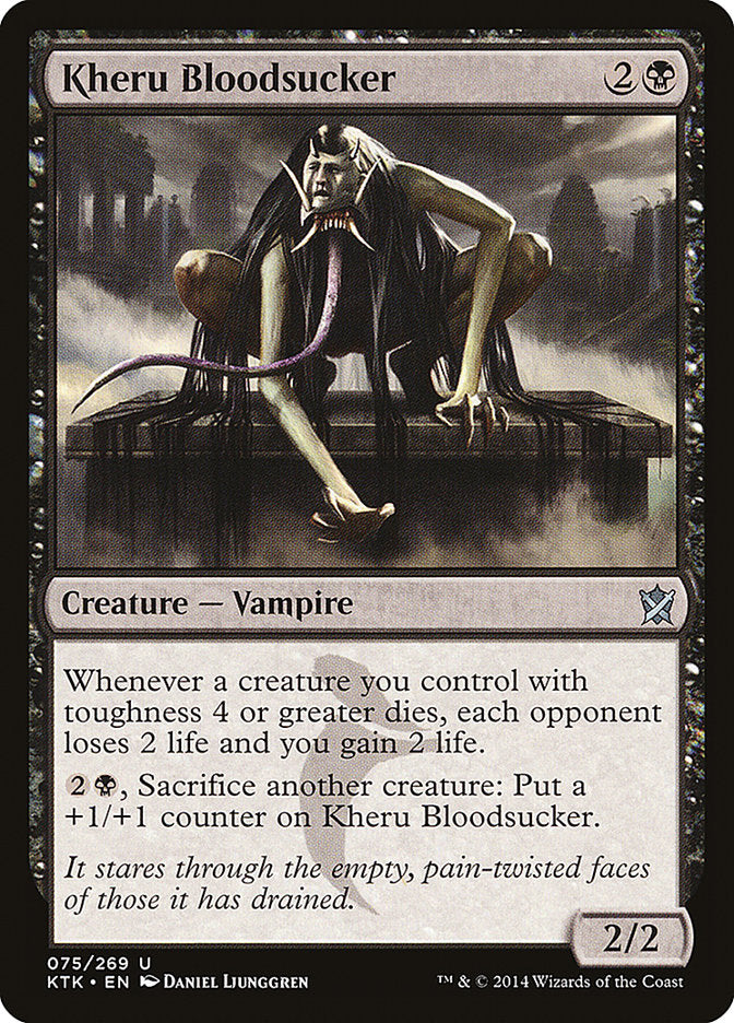 Kheru Bloodsucker [Khans of Tarkir] MTG Single Magic: The Gathering    | Red Claw Gaming