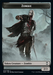 Zombie // Goat Double-Sided Token [Streets of New Capenna Commander Tokens] MTG Single Magic: The Gathering    | Red Claw Gaming