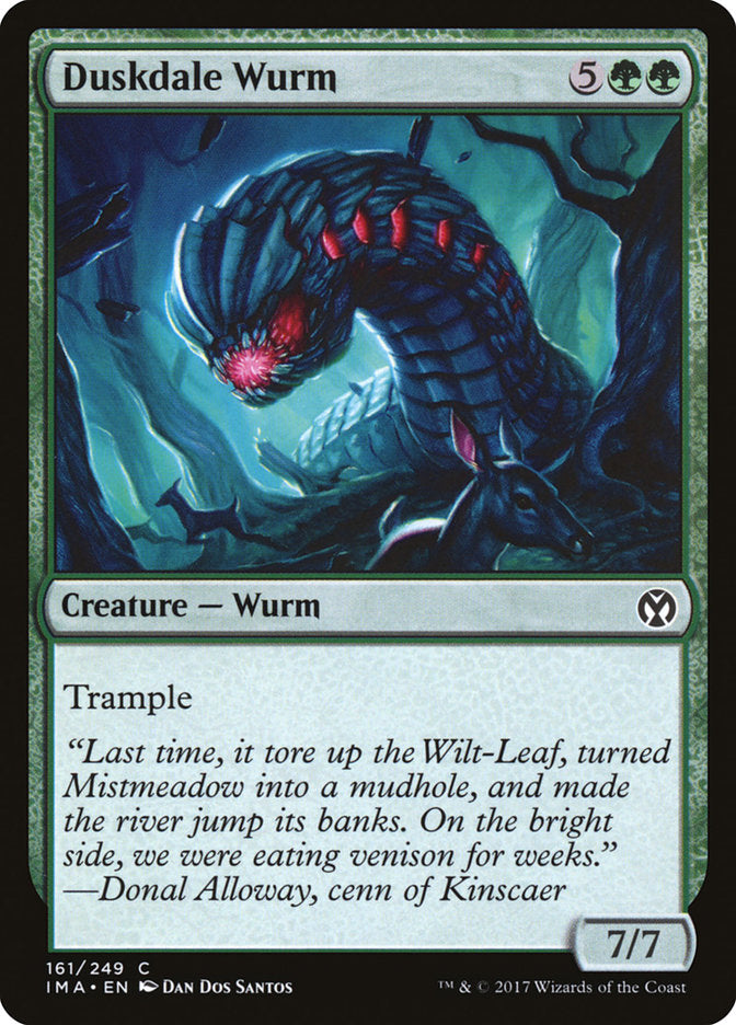 Duskdale Wurm [Iconic Masters] MTG Single Magic: The Gathering    | Red Claw Gaming