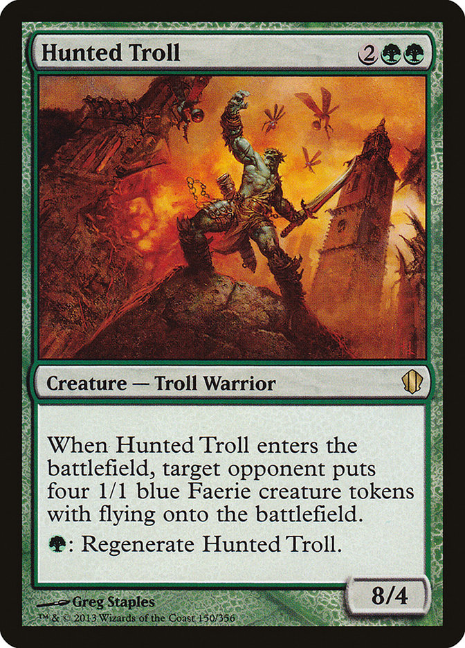 Hunted Troll [Commander 2013] MTG Single Magic: The Gathering    | Red Claw Gaming