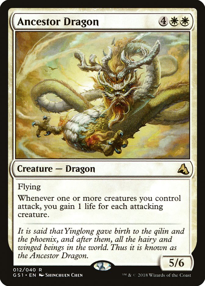 Ancestor Dragon [Global Series Jiang Yanggu & Mu Yanling] MTG Single Magic: The Gathering    | Red Claw Gaming