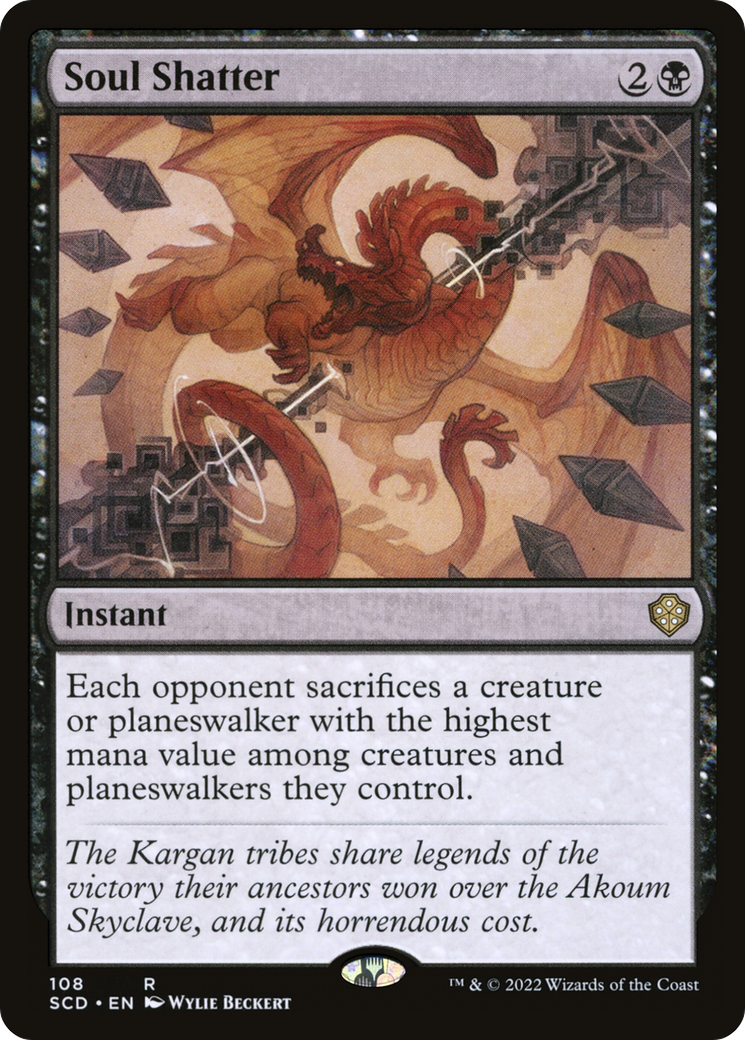 Soul Shatter [Starter Commander Decks] MTG Single Magic: The Gathering    | Red Claw Gaming