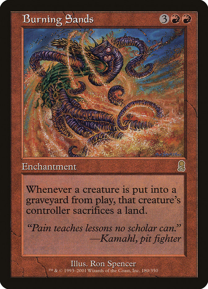 Burning Sands [Odyssey] MTG Single Magic: The Gathering    | Red Claw Gaming