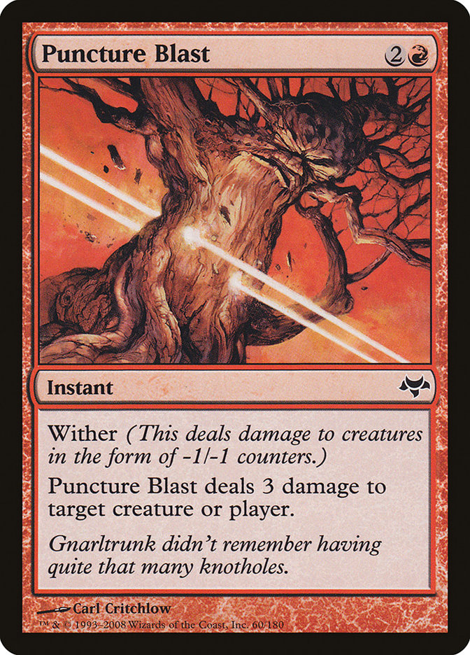 Puncture Blast [Eventide] MTG Single Magic: The Gathering    | Red Claw Gaming