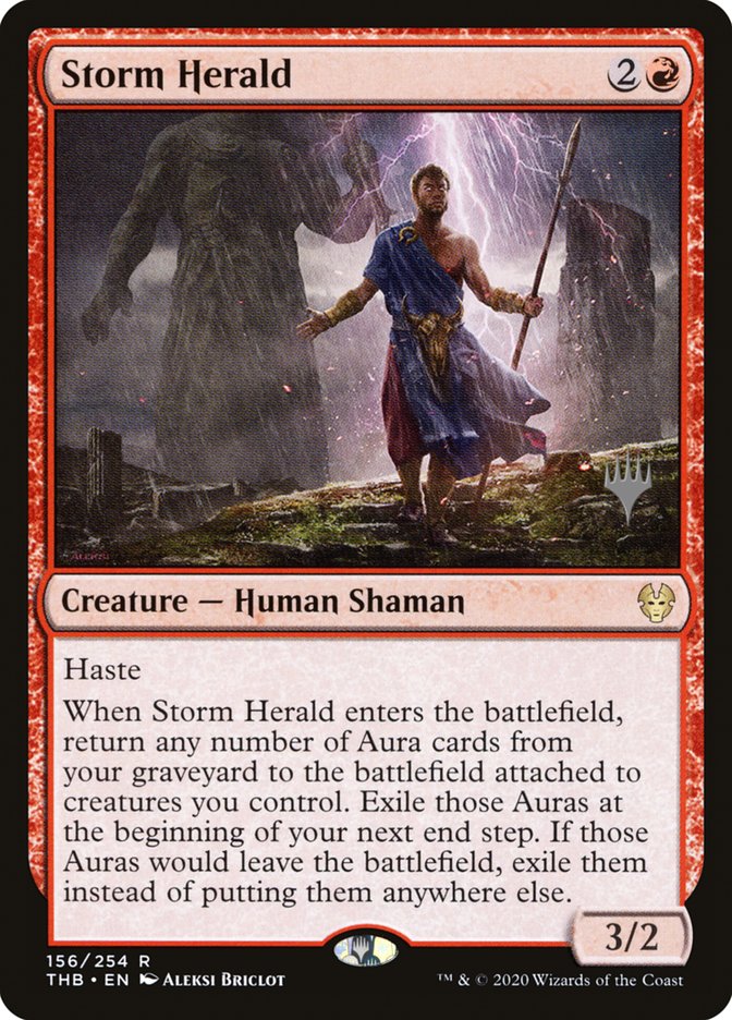 Storm Herald (Promo Pack) [Theros Beyond Death Promos] MTG Single Magic: The Gathering    | Red Claw Gaming