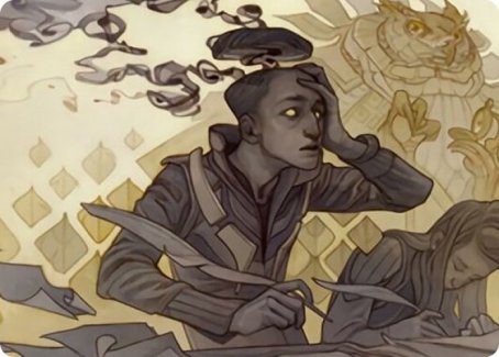 Go Blank Art Card [Strixhaven: School of Mages Art Series] MTG Single Magic: The Gathering    | Red Claw Gaming