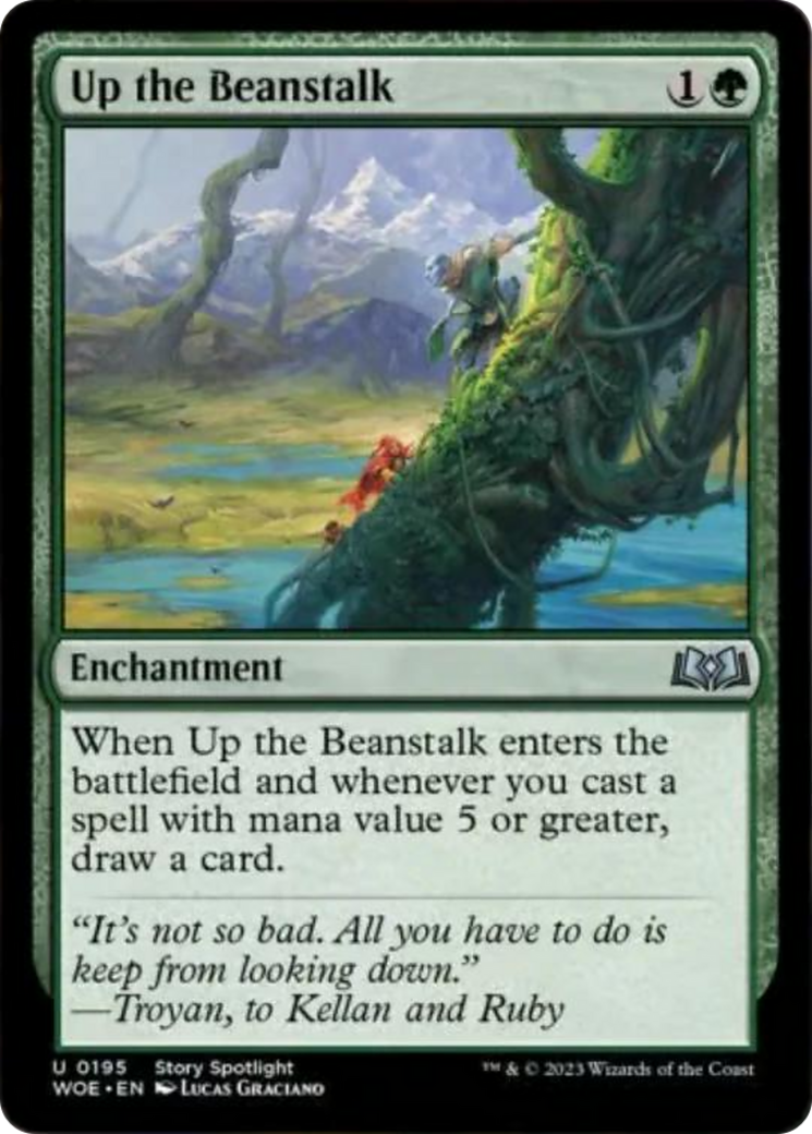 Up the Beanstalk [Wilds of Eldraine] MTG Single Magic: The Gathering    | Red Claw Gaming