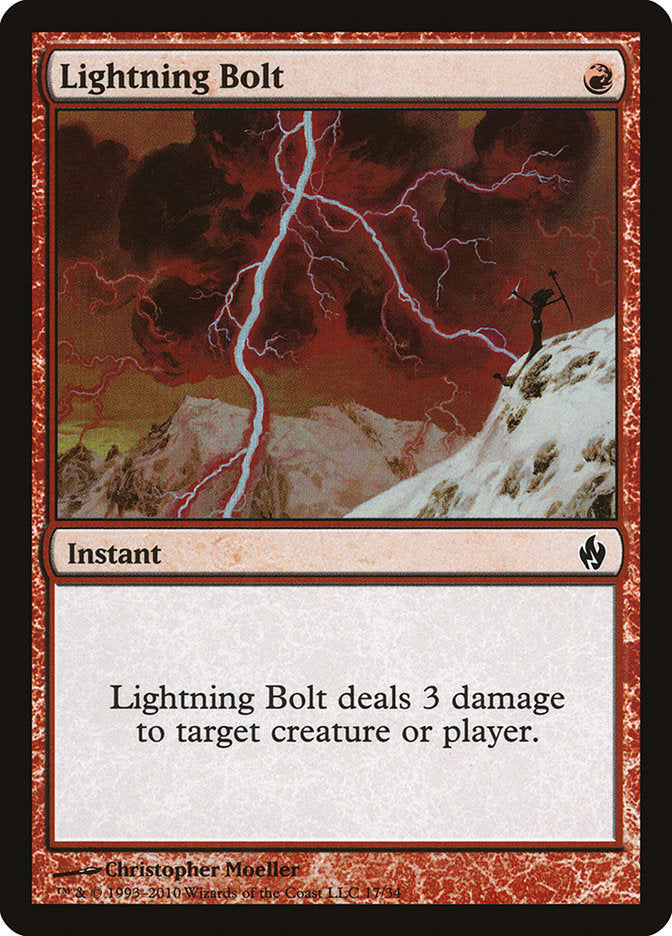 Lightning Bolt [Premium Deck Series: Fire and Lightning] MTG Single Magic: The Gathering    | Red Claw Gaming