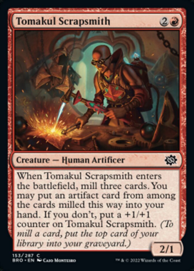 Tomakul Scrapsmith [The Brothers' War] MTG Single Magic: The Gathering    | Red Claw Gaming