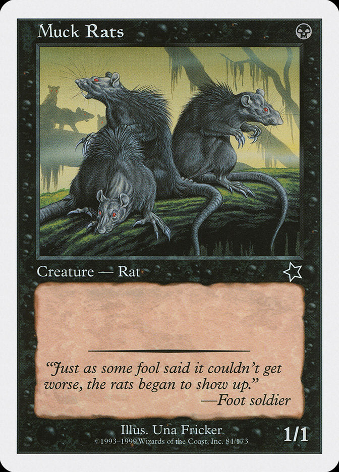 Muck Rats [Starter 1999] MTG Single Magic: The Gathering    | Red Claw Gaming