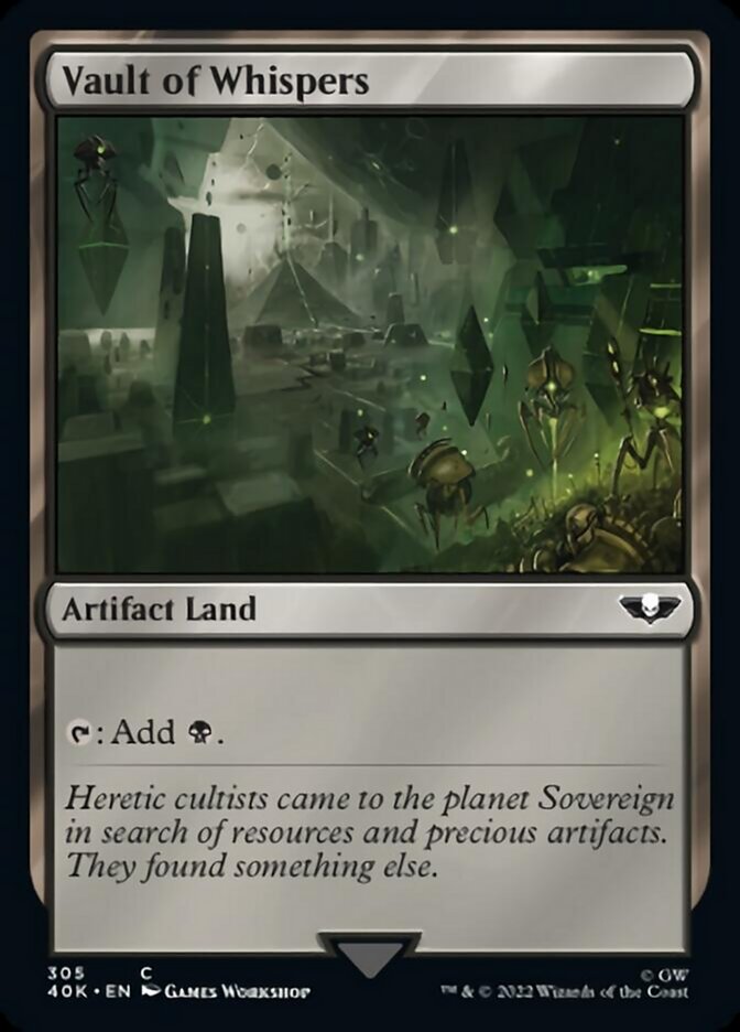 Vault of Whispers [Warhammer 40,000] MTG Single Magic: The Gathering    | Red Claw Gaming