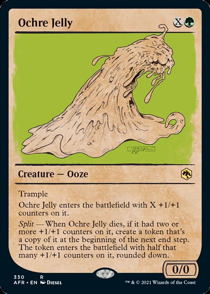 Ochre Jelly (Showcase) [Dungeons & Dragons: Adventures in the Forgotten Realms] MTG Single Magic: The Gathering    | Red Claw Gaming