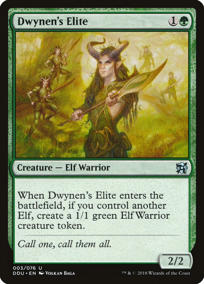 Dwynen's Elite [Duel Decks: Elves vs. Inventors] MTG Single Magic: The Gathering    | Red Claw Gaming