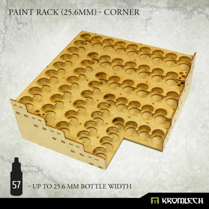 Kromlech Tools Paint Rack Corner (25.6mm Dropper bottlel) Minatures Citadel | Red Claw Gaming