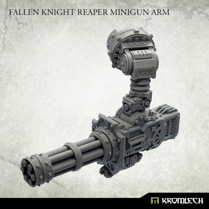 Fallen Knight Reaper Minigun Arm (1) Minatures Kromlech    | Red Claw Gaming