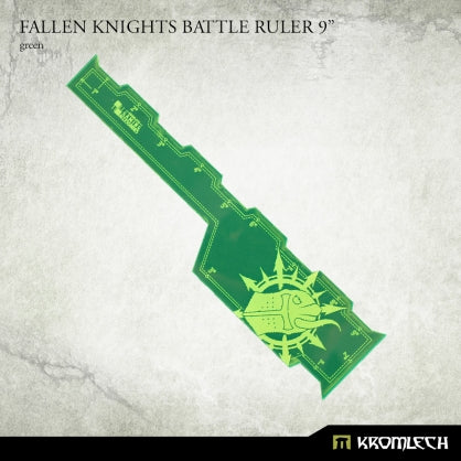 Fallen Knights Battle Ruler 9" [Green] Minatures Kromlech    | Red Claw Gaming