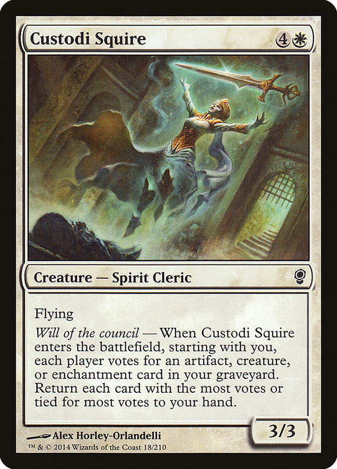 Custodi Squire [Conspiracy] MTG Single Magic: The Gathering    | Red Claw Gaming