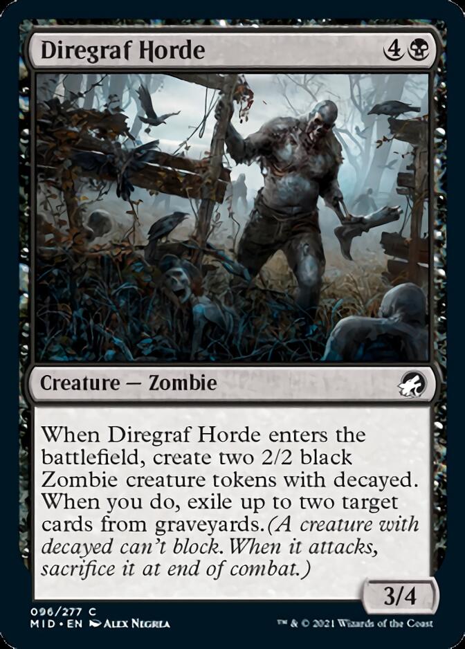 Diregraf Horde [Innistrad: Midnight Hunt] MTG Single Magic: The Gathering    | Red Claw Gaming