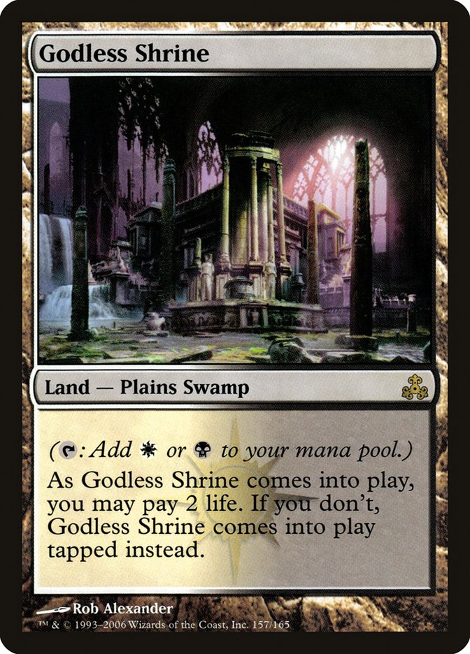 Godless Shrine [Guildpact] MTG Single Magic: The Gathering    | Red Claw Gaming