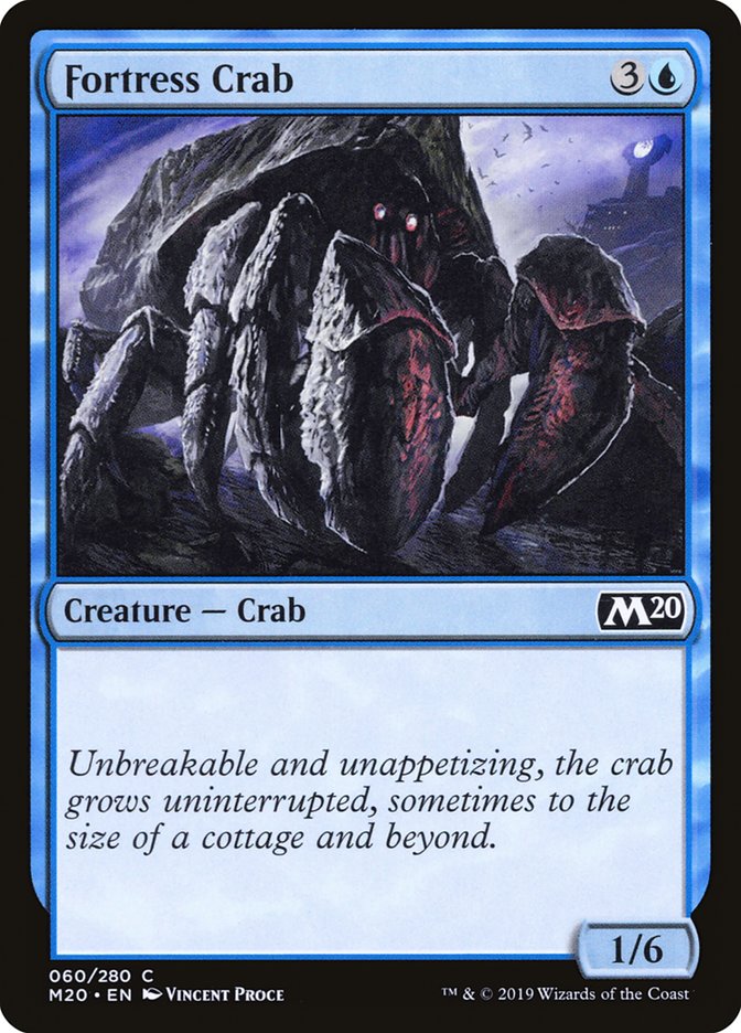 Fortress Crab [Core Set 2020] MTG Single Magic: The Gathering    | Red Claw Gaming