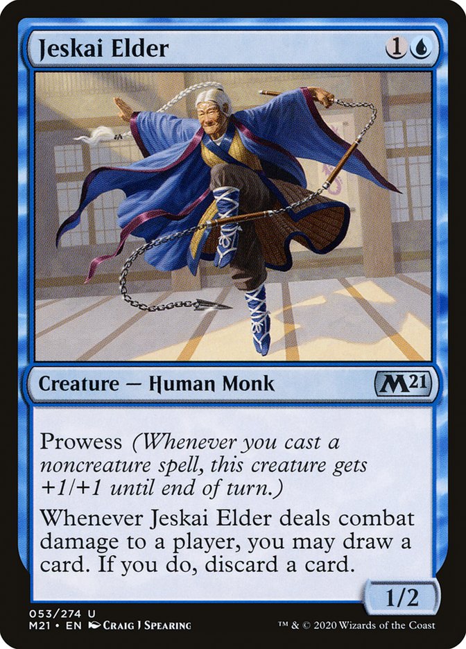 Jeskai Elder [Core Set 2021] MTG Single Magic: The Gathering    | Red Claw Gaming