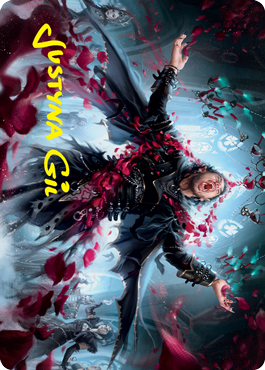 Bloodsoaked Reveler Art Card (Gold-Stamped Signature) [Innistrad: Crimson Vow Art Series] MTG Single Magic: The Gathering    | Red Claw Gaming