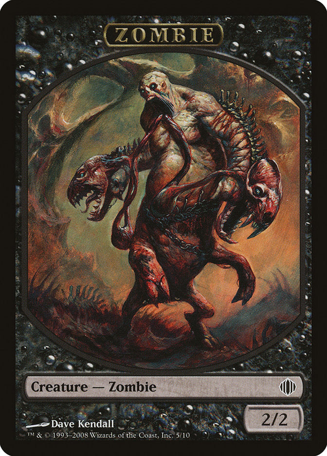 Zombie Token [Shards of Alara Tokens] MTG Single Magic: The Gathering    | Red Claw Gaming