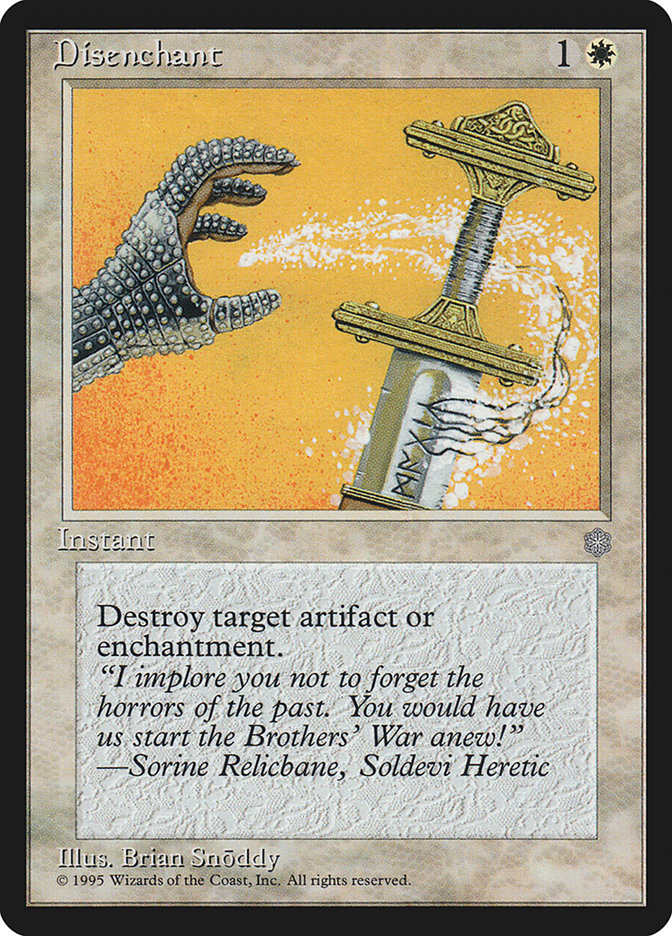 Disenchant [Ice Age] MTG Single Magic: The Gathering    | Red Claw Gaming
