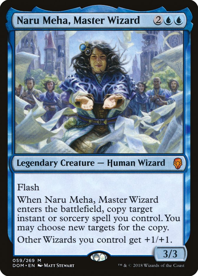 Naru Meha, Master Wizard [Dominaria] MTG Single Magic: The Gathering    | Red Claw Gaming