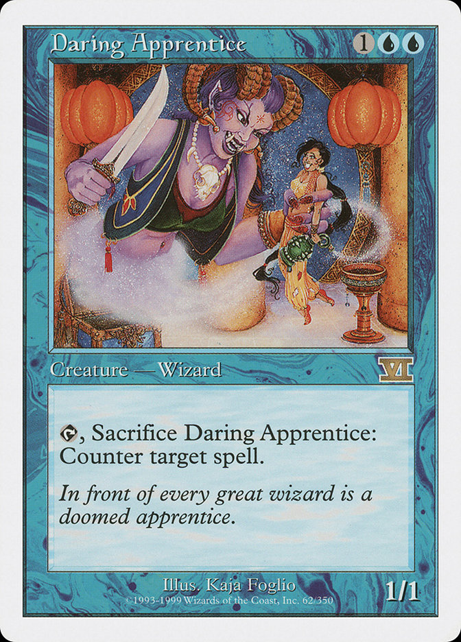 Daring Apprentice [Classic Sixth Edition] MTG Single Magic: The Gathering    | Red Claw Gaming