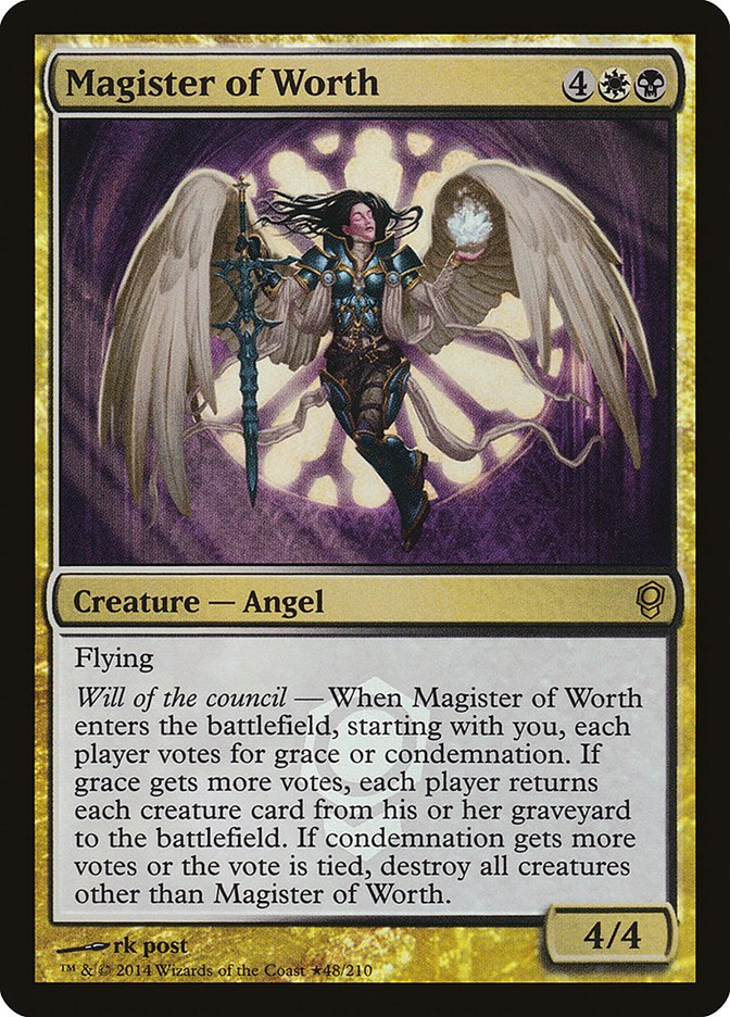 Magister of Worth (Launch) [Conspiracy Promos] MTG Single Magic: The Gathering    | Red Claw Gaming