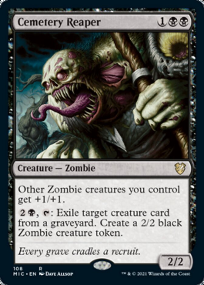 Cemetery Reaper [Innistrad: Midnight Hunt Commander] MTG Single Magic: The Gathering    | Red Claw Gaming