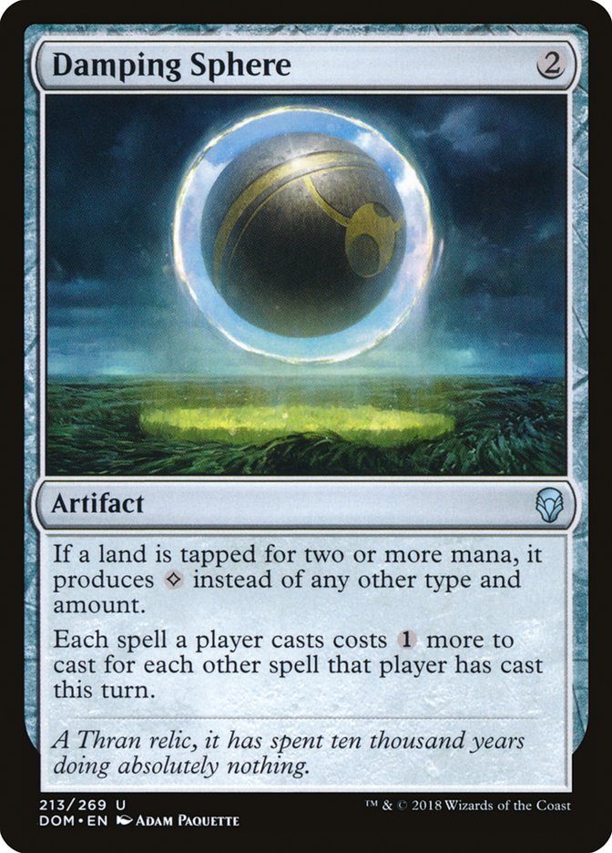 Damping Sphere [Dominaria] MTG Single Magic: The Gathering    | Red Claw Gaming