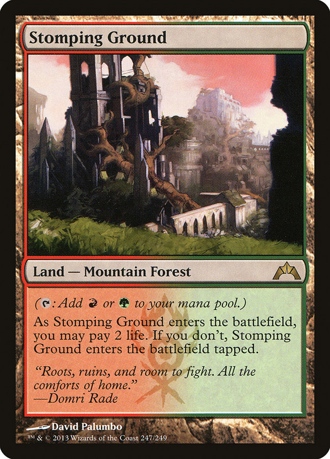 Stomping Ground [Gatecrash] MTG Single Magic: The Gathering    | Red Claw Gaming
