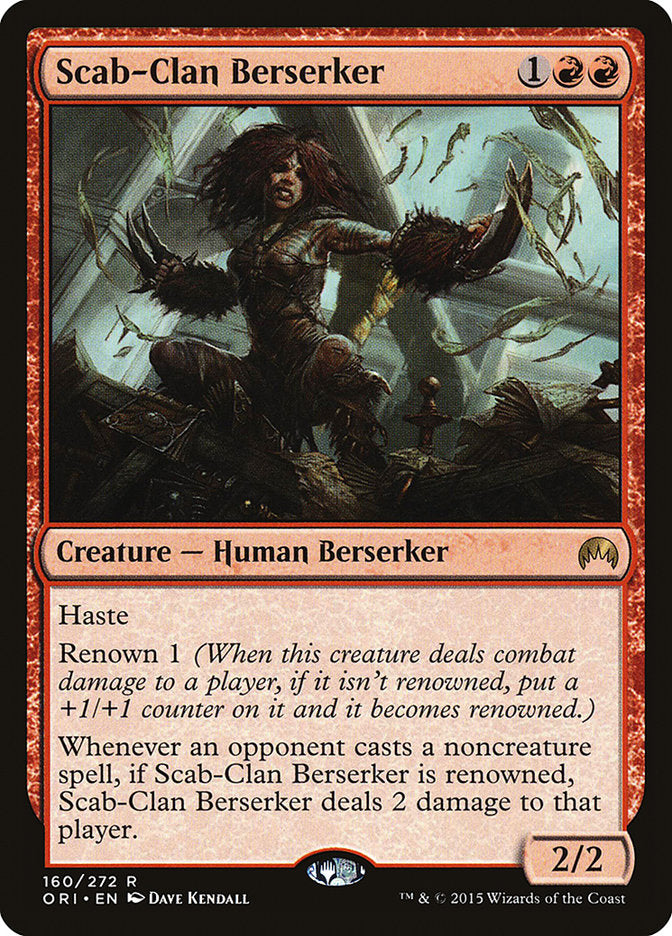 Scab-Clan Berserker [Magic Origins] MTG Single Magic: The Gathering    | Red Claw Gaming