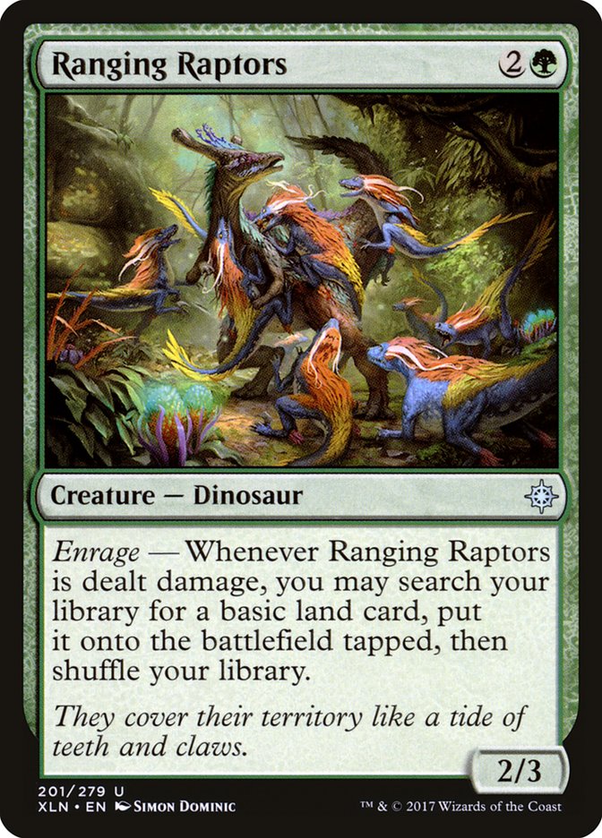 Ranging Raptors [Ixalan] MTG Single Magic: The Gathering    | Red Claw Gaming