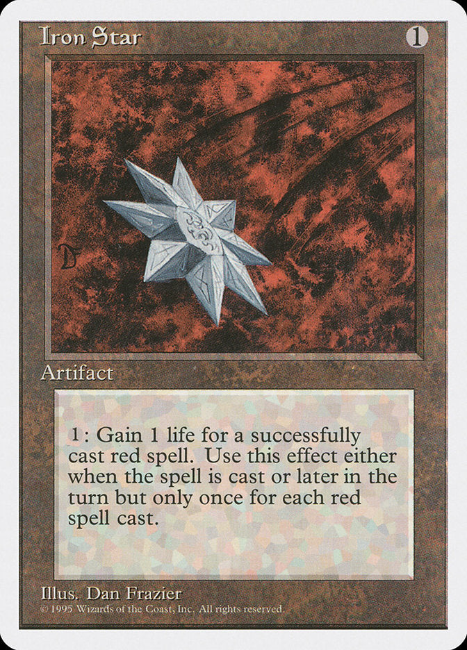 Iron Star [Fourth Edition] MTG Single Magic: The Gathering    | Red Claw Gaming