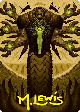 Inquisition of Kozilek Art Card (Gold-Stamped Signature) [Strixhaven: School of Mages Art Series] MTG Single Magic: The Gathering    | Red Claw Gaming