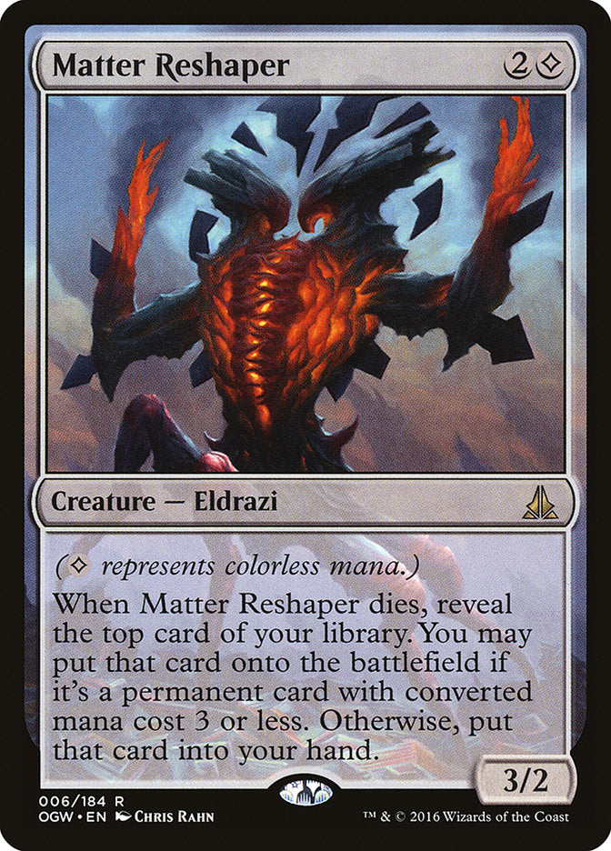 Matter Reshaper [Oath of the Gatewatch] MTG Single Magic: The Gathering    | Red Claw Gaming