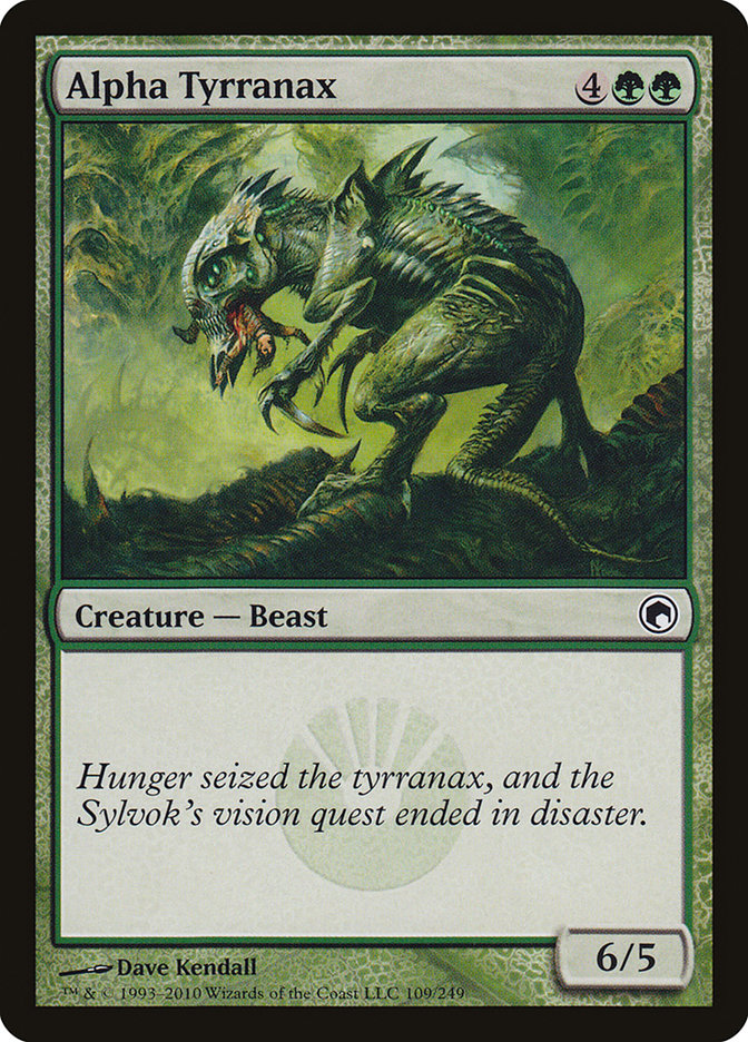 Alpha Tyrranax [Scars of Mirrodin] MTG Single Magic: The Gathering    | Red Claw Gaming