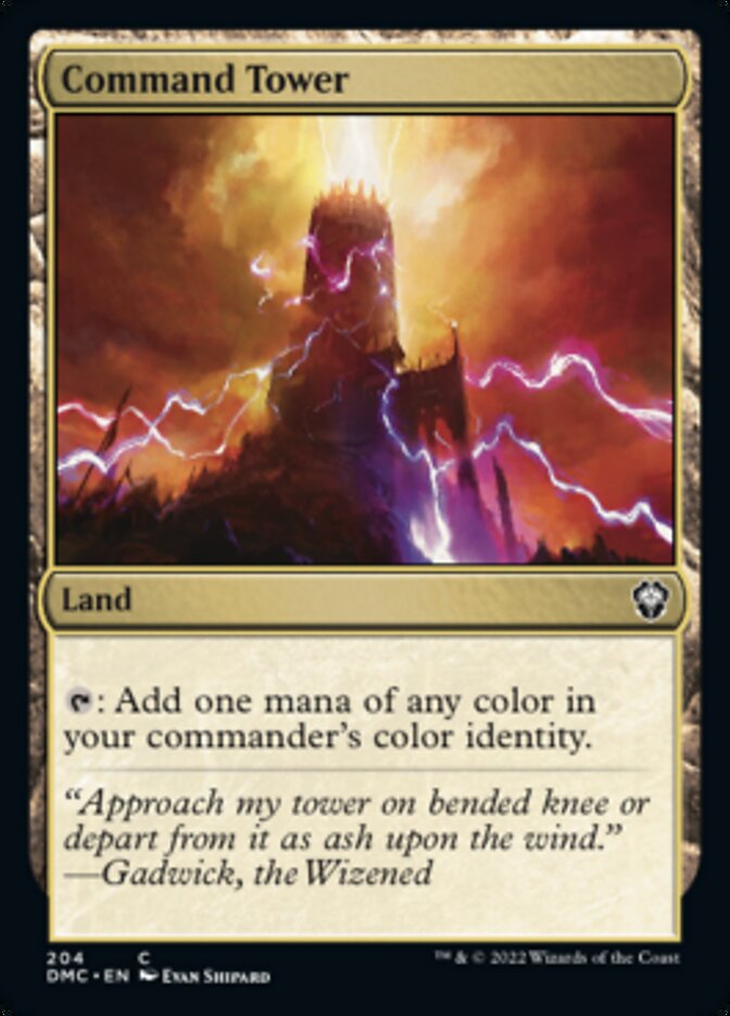 Command Tower [Dominaria United Commander] MTG Single Magic: The Gathering    | Red Claw Gaming