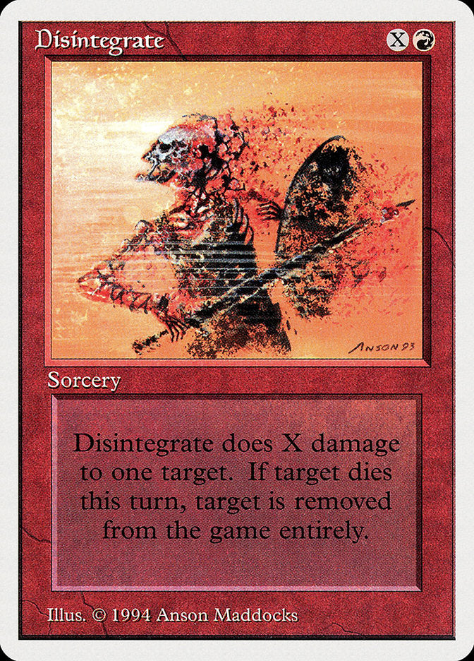 Disintegrate [Summer Magic / Edgar] MTG Single Magic: The Gathering    | Red Claw Gaming