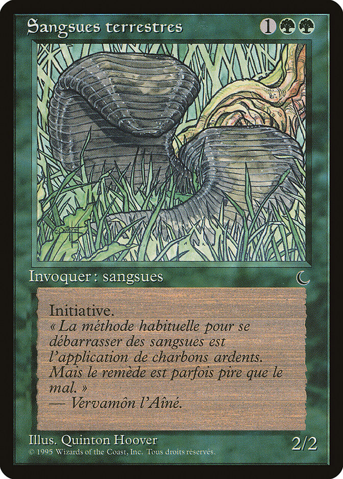 Land Leeches (French) - "Sangsues terrestres" [Renaissance] MTG Single Magic: The Gathering    | Red Claw Gaming