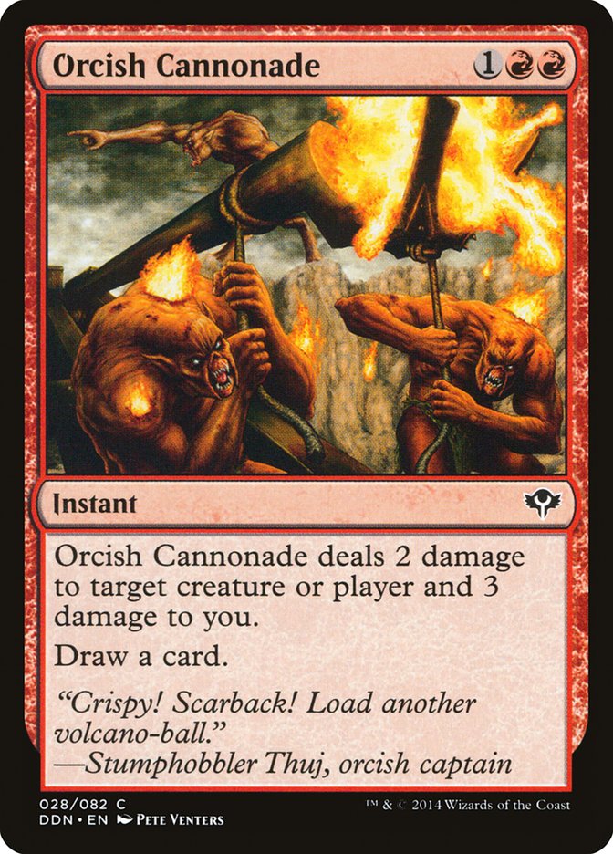 Orcish Cannonade [Duel Decks: Speed vs. Cunning] MTG Single Magic: The Gathering    | Red Claw Gaming