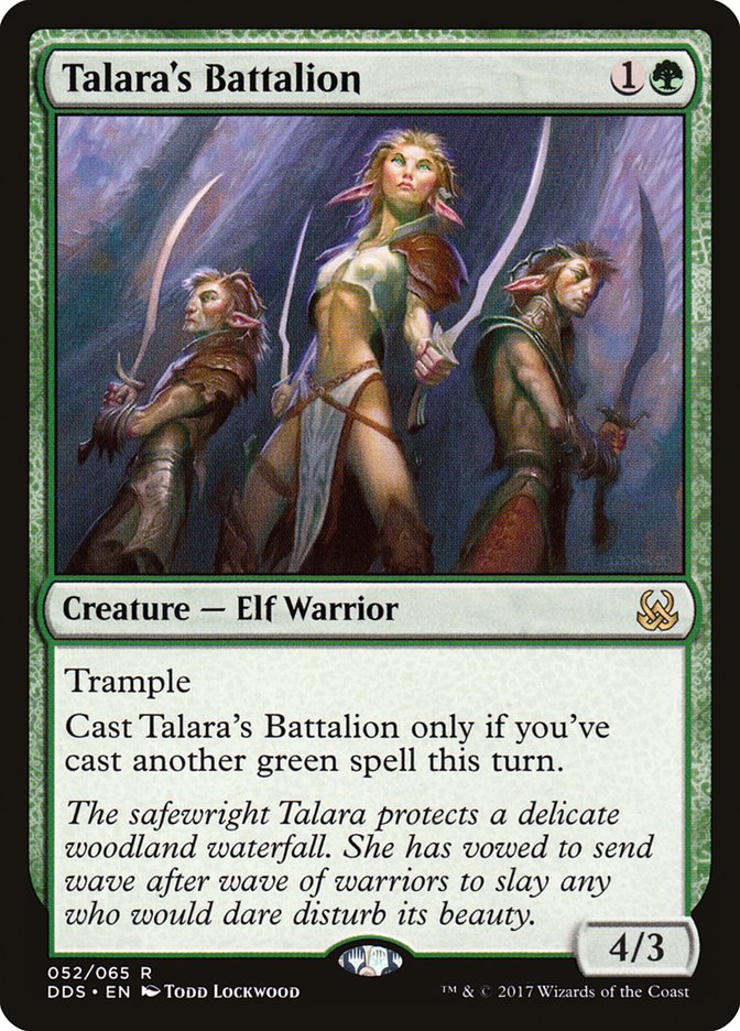 Talara's Battalion [Duel Decks: Mind vs. Might] MTG Single Magic: The Gathering    | Red Claw Gaming