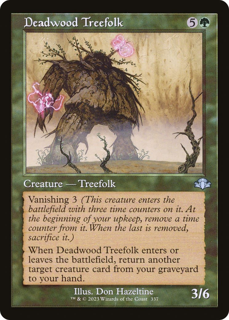 Deadwood Treefolk (Retro) [Dominaria Remastered] MTG Single Magic: The Gathering    | Red Claw Gaming