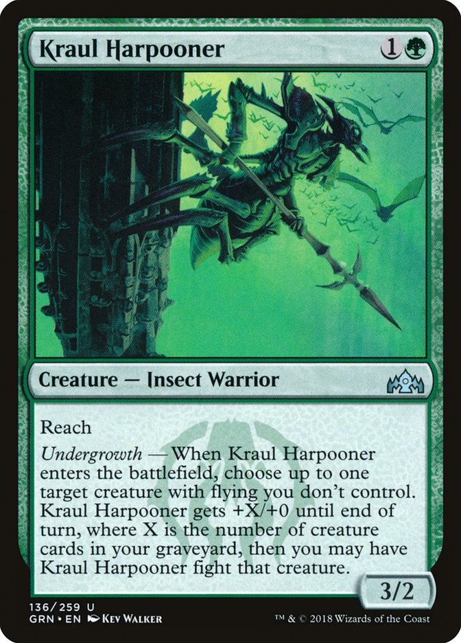 Kraul Harpooner [Guilds of Ravnica] MTG Single Magic: The Gathering    | Red Claw Gaming